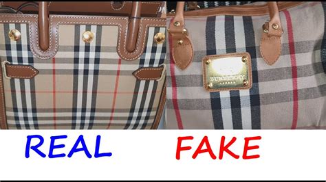 burberry label real vs fake|how to authenticate Burberry bag.